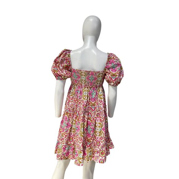 Misa Los Angeles 'Kayla' Pink Cotton Dress Size M - Picture 3 of 5